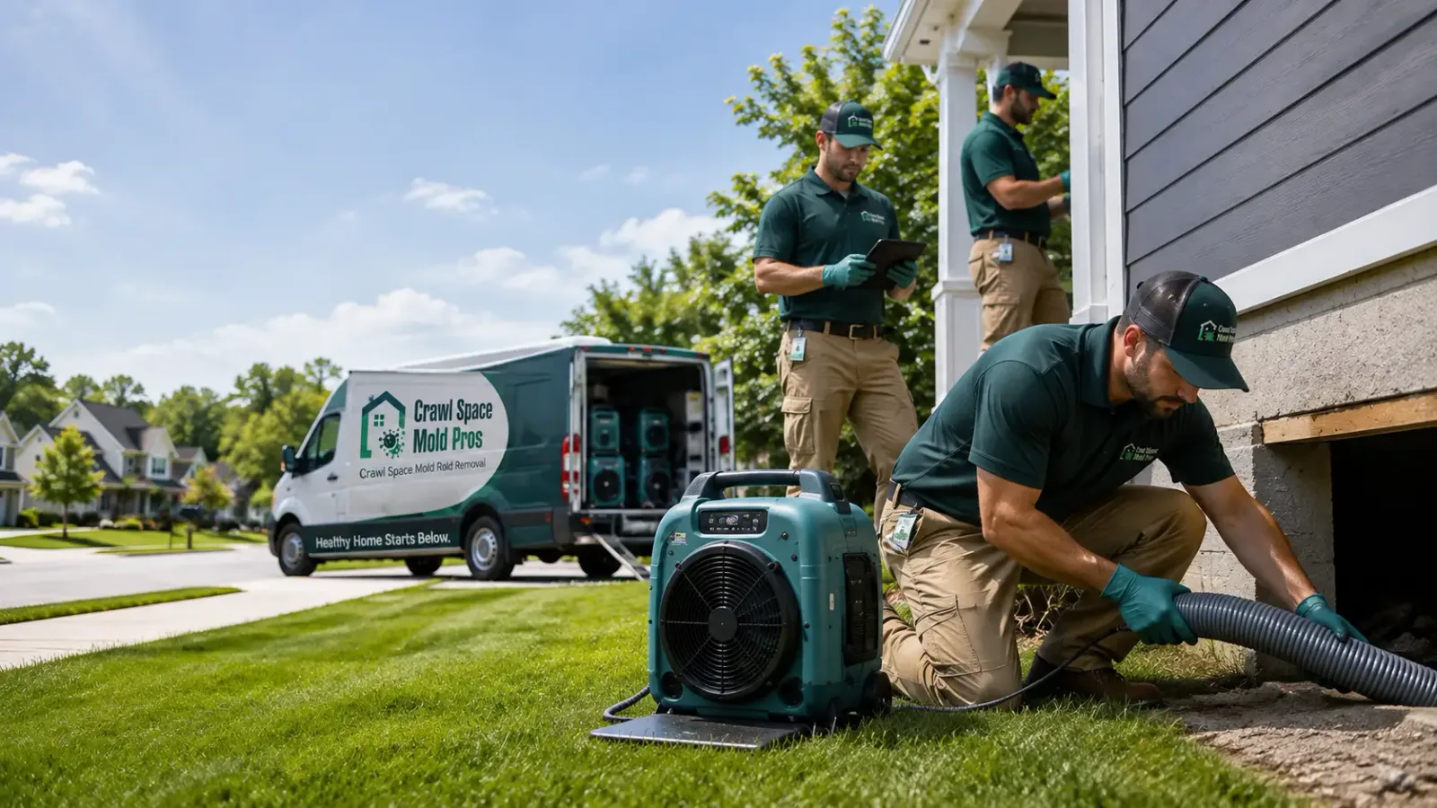 Crawl Space Mold Removal in Rushville, NE
